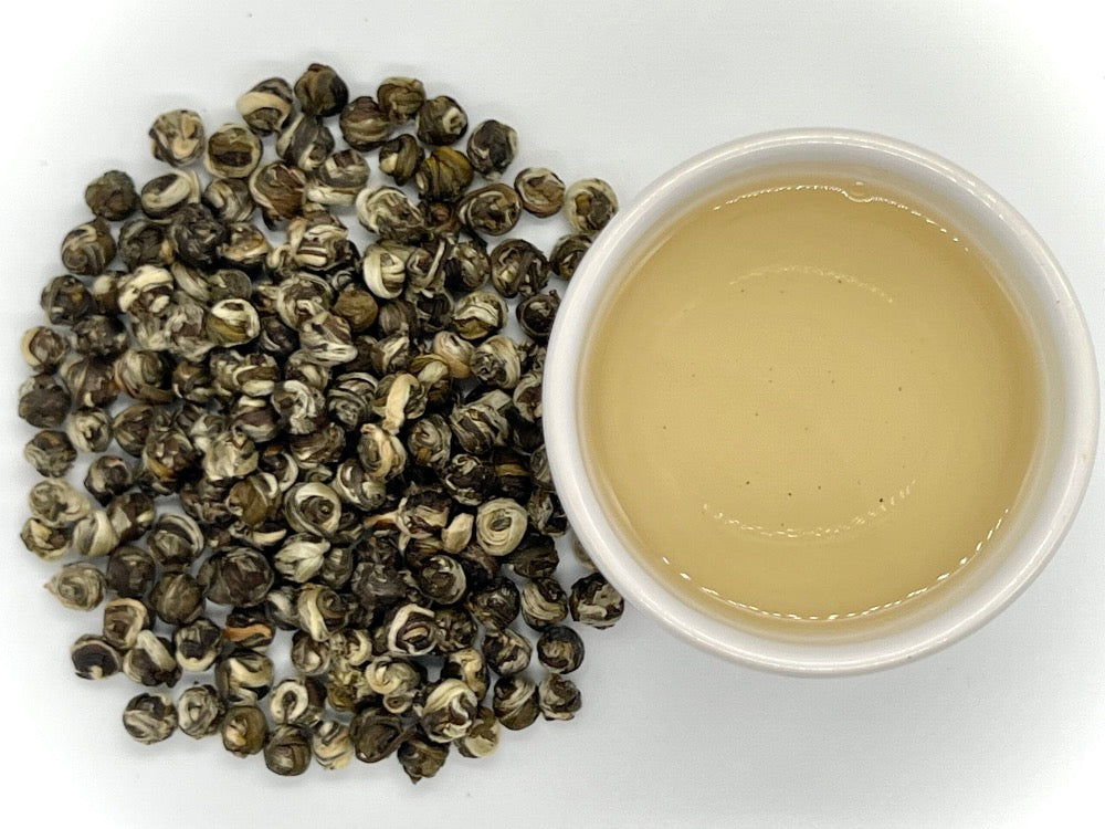 Dragon Girl Tea Organic Loose Leaf Jasmine Green Tea Pearls