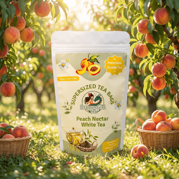 Peach Nectar White Tea - Compostable Tea Bags