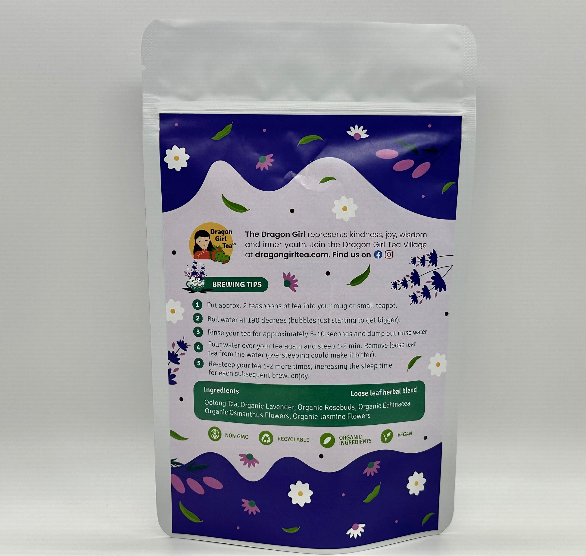 Jade Temple Tea (Organic Ingredients) - Loose Leaf