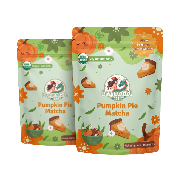 Pumpkin Pie Matcha, 2-pack — Dragon Girl Tea