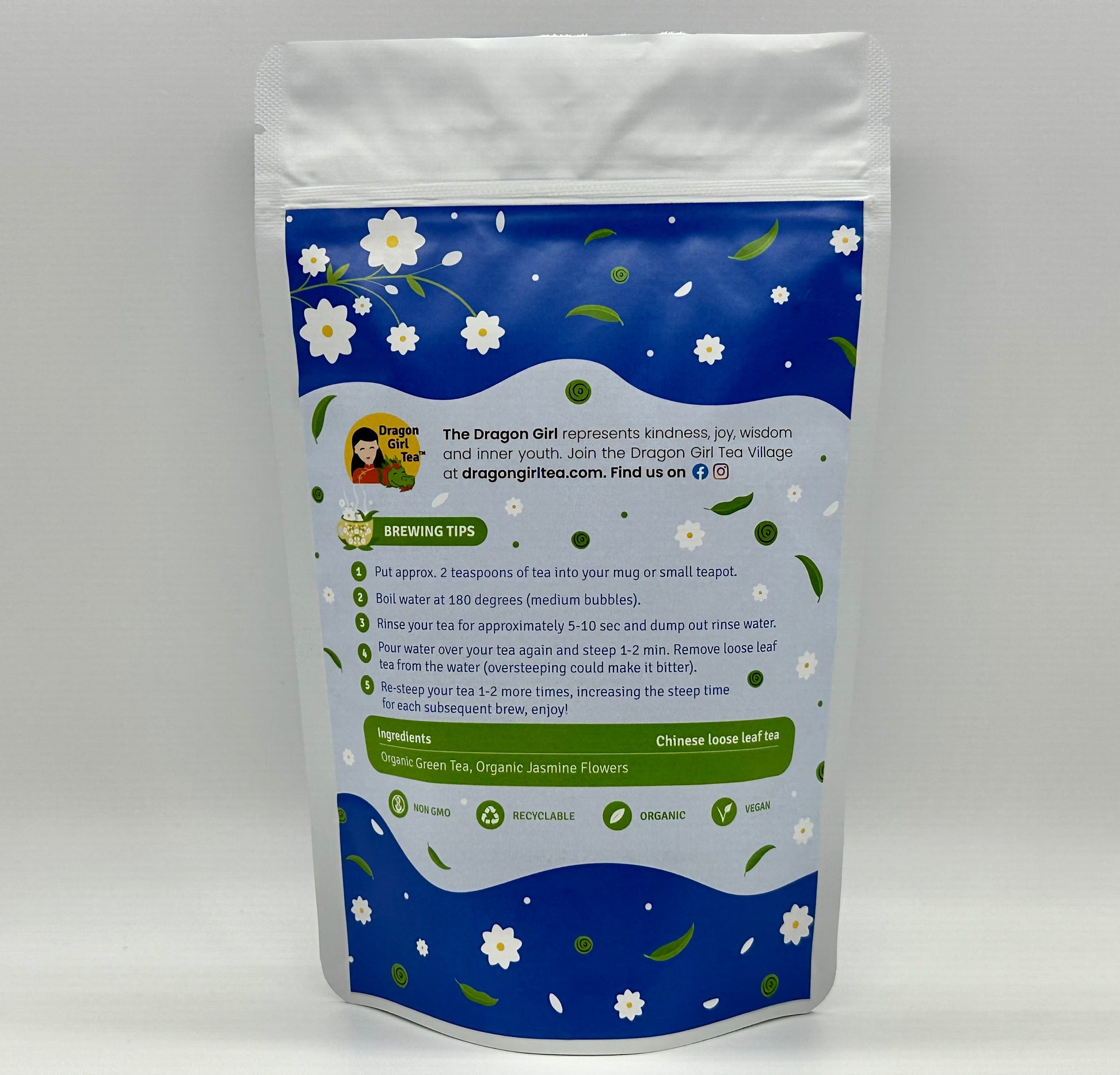 Jasmine Green (Organic) - Loose Leaf