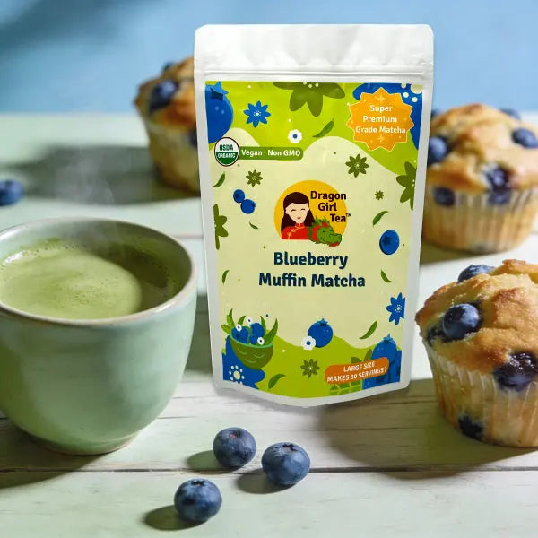 Blueberry Muffin Matcha - Large Size 2025 Dragon Girl Tea