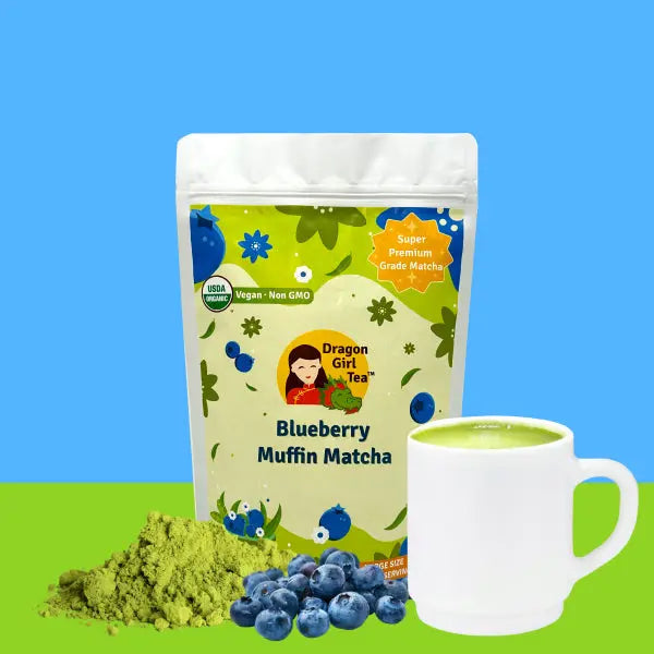 Blueberry Muffin Matcha - Large Size 2025 Dragon Girl Tea
