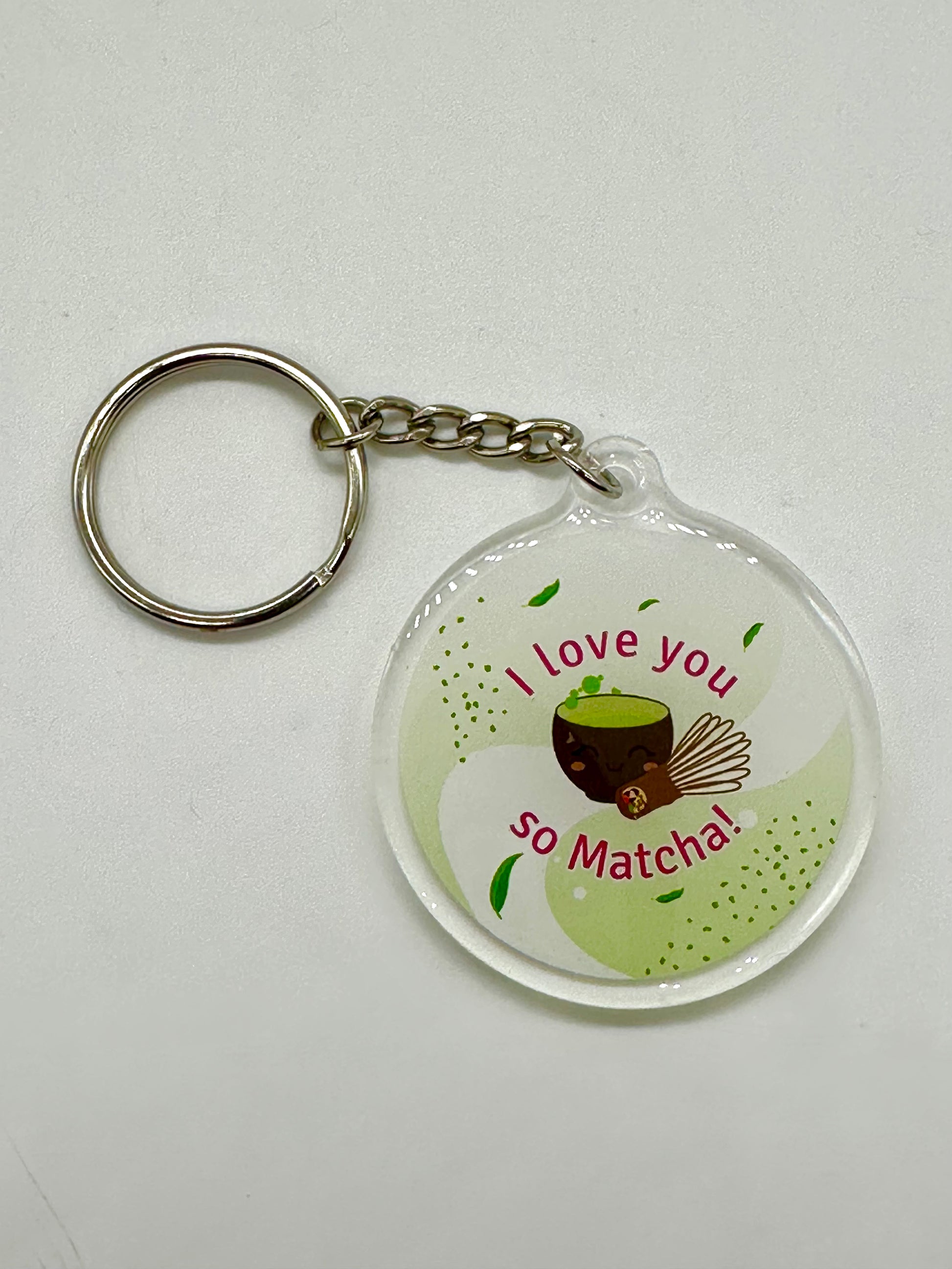 I Love You So Matcha Keychain