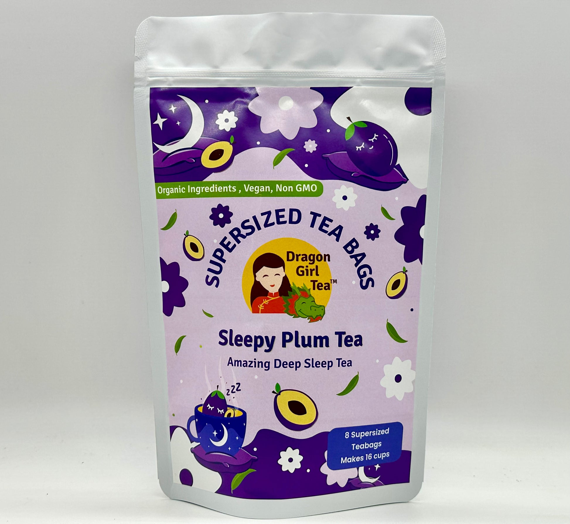 Sleepy Plum Tea - Compostable Tea Bags - Caffeine Free 2025