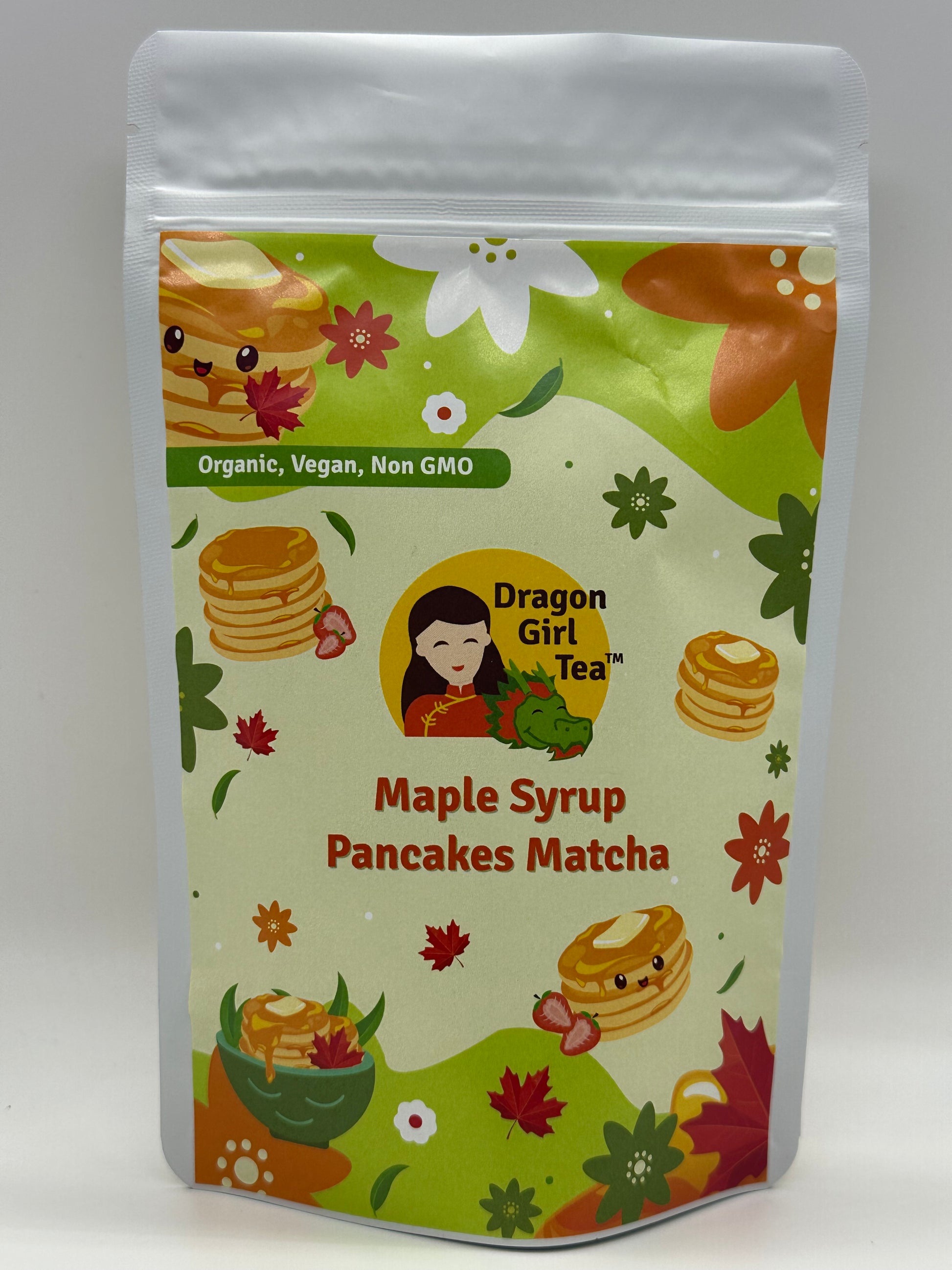 Maple Syrup Pancakes Matcha (Organic) - Large Size