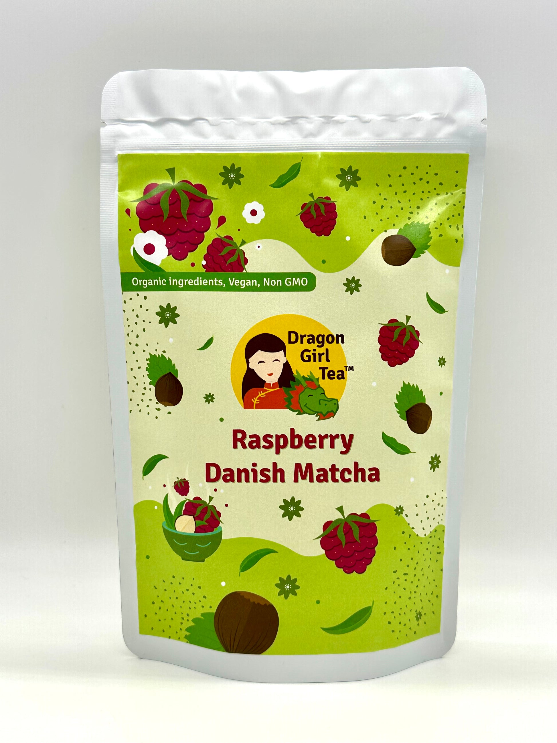 Raspberry Danish Matcha (Organic) - Large Size