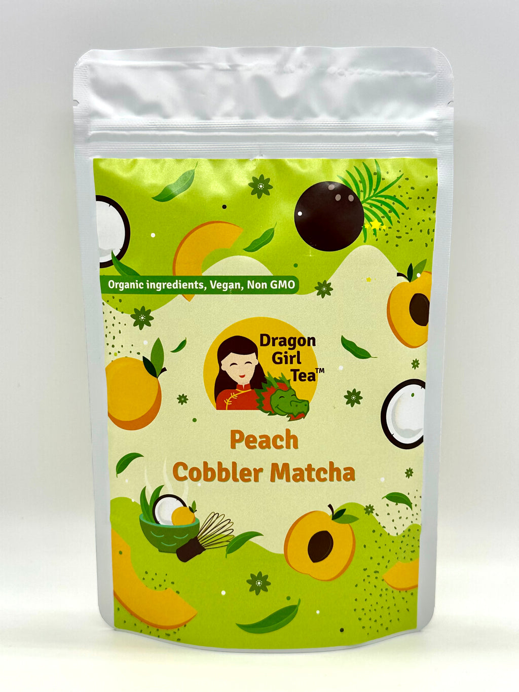 Peach Cobbler Matcha (Organic) - Large Size