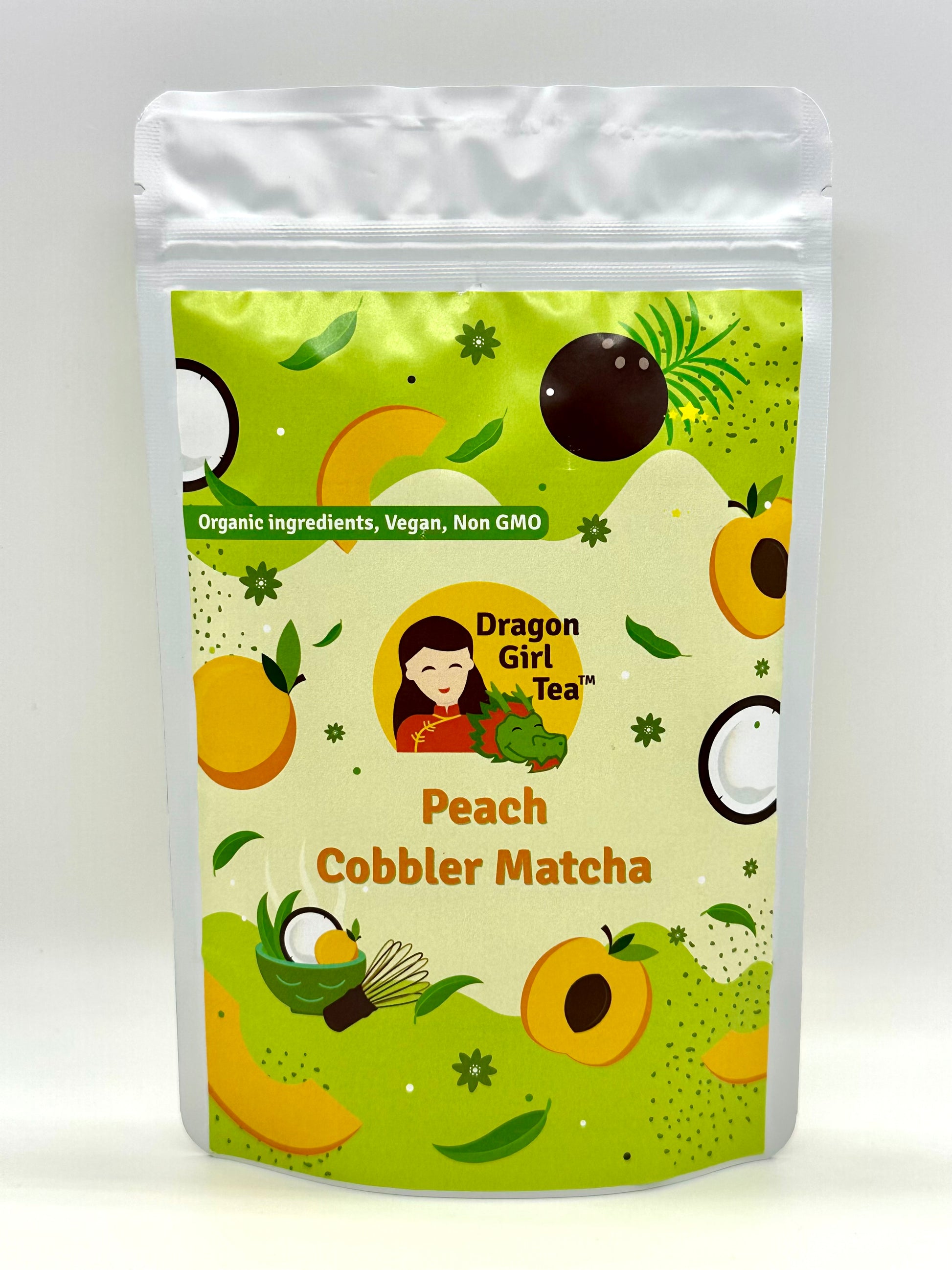 Peach Cobbler Matcha (Organic) - Large Size