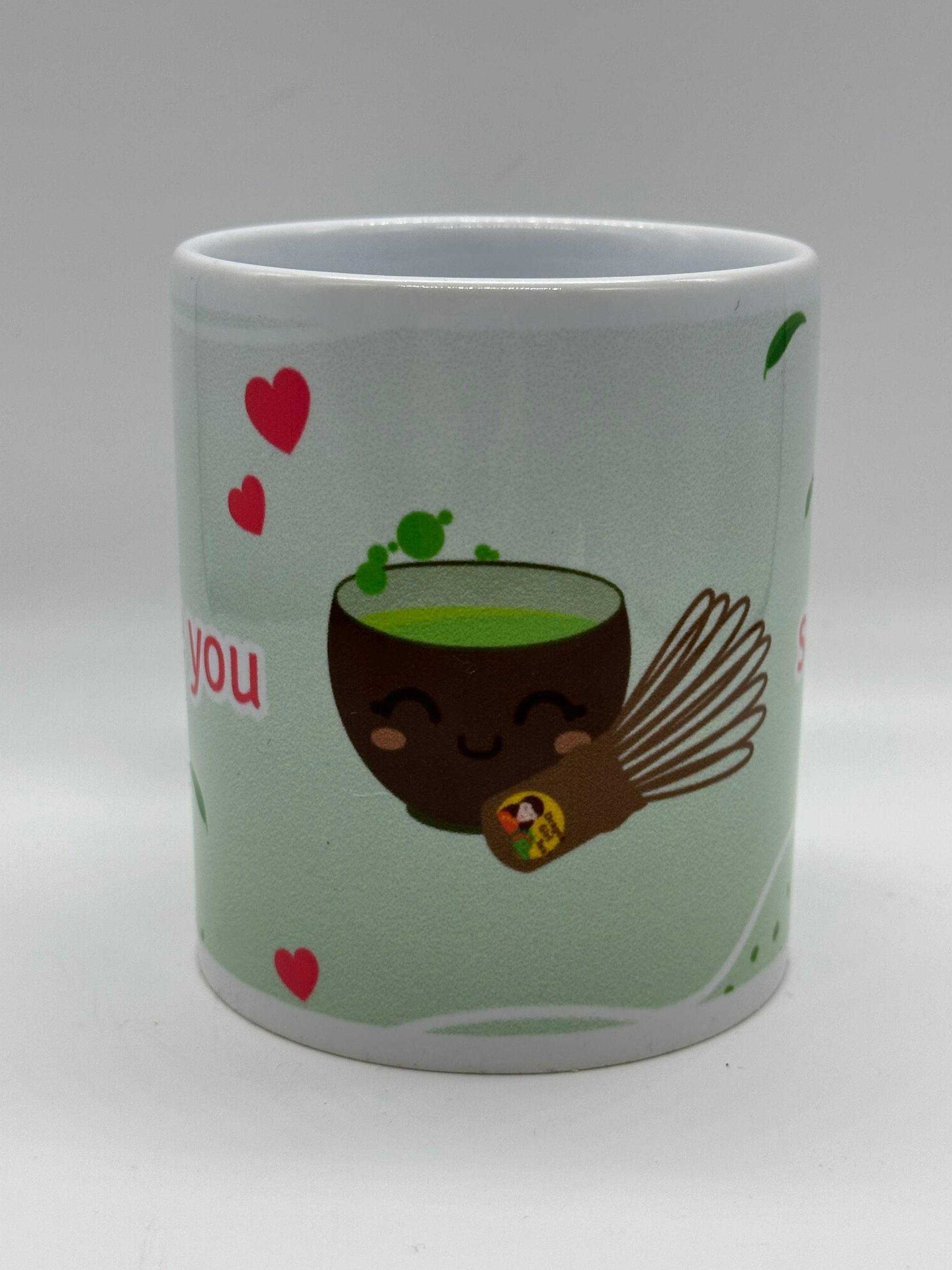Dragon Girl Tea Mugs - Ceramic