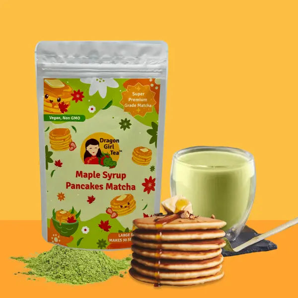 Maple Syrup Pancakes Matcha - Large Size Dragon Girl Tea