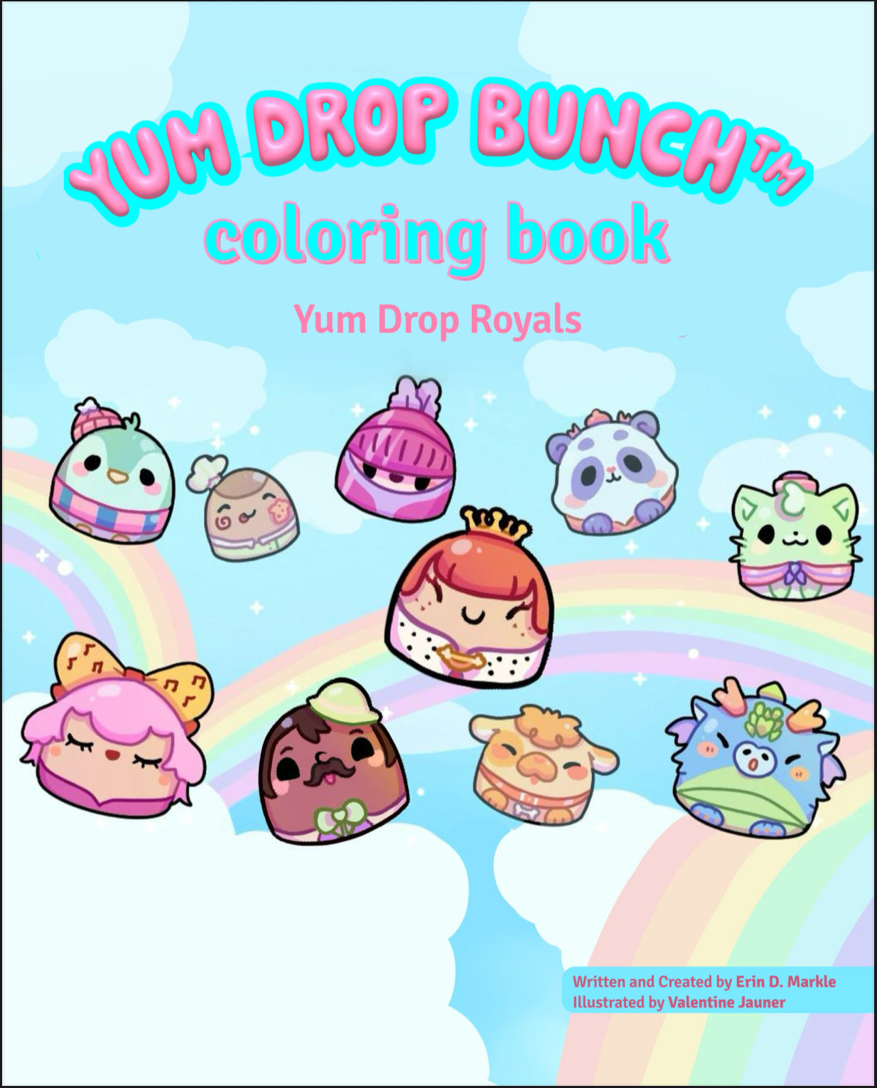 Yum Drop Bunch Coloring Book