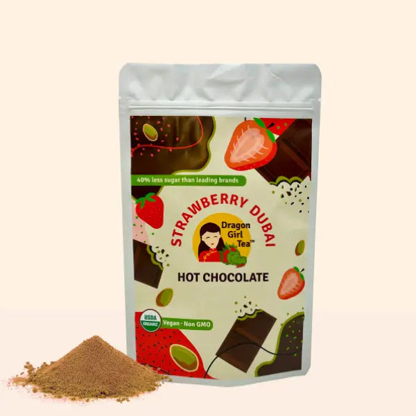 Strawberry Dubai Hot Chocolate Dragon Girl Tea