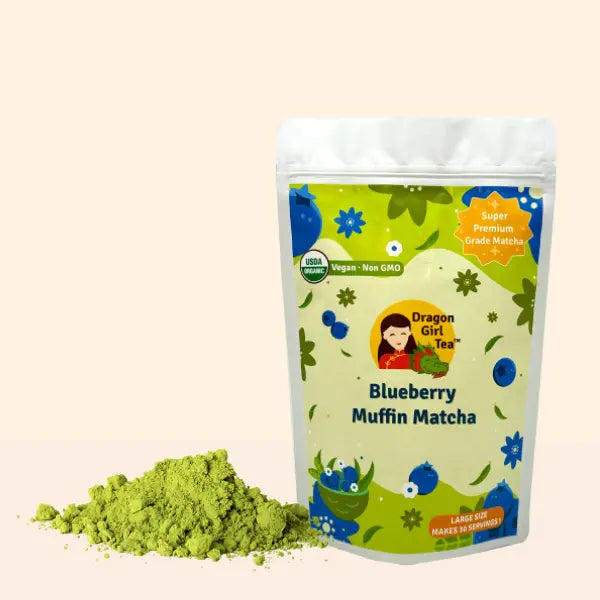 Blueberry Muffin Matcha - Large Size 2025 Dragon Girl Tea