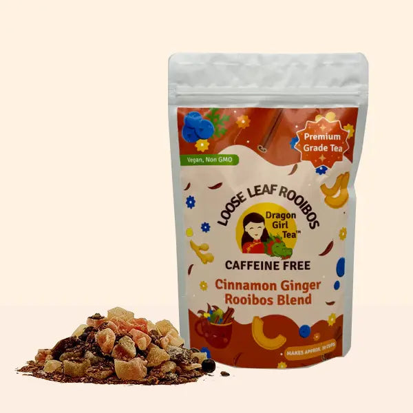 Cinnamon Ginger Rooibos - Herbal Tea - Loose Leaf 2025 Dragon Girl Tea