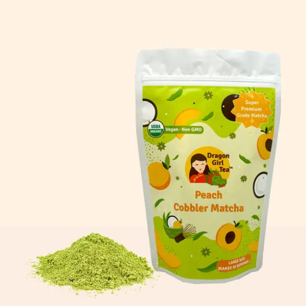Peach Cobbler Matcha - Large Size Dragon Girl Tea