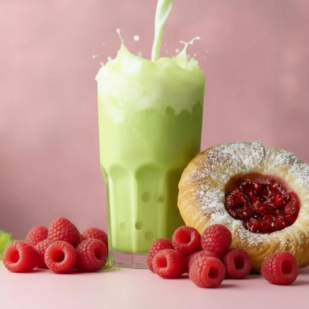 Raspberry Danish Matcha - Large Size Dragon Girl Tea