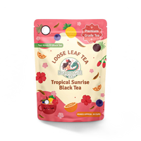 Tropical Sunrise black tea loose leaf, single pouch — Dragon Girl Tea