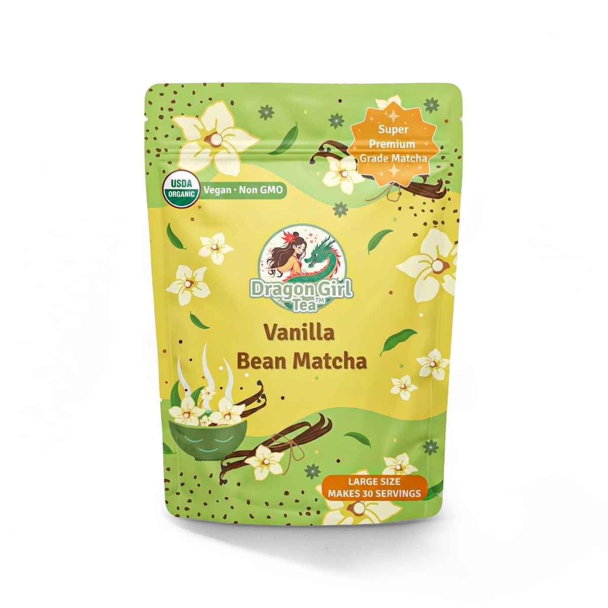 Vanilla Bean Matcha Dragon Girl Tea